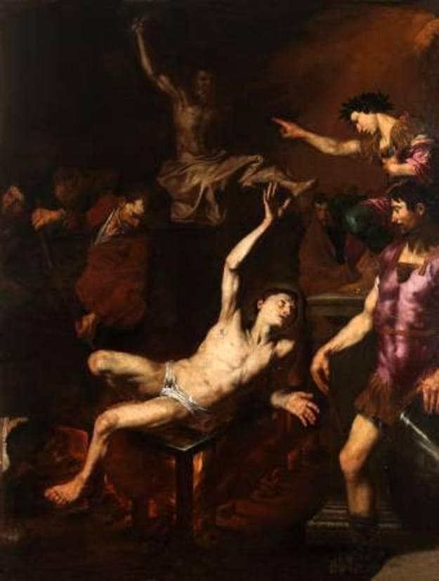 Martyrdom of Saint Lawrence by Jusepe de Ribera — hand-painted cultural oil painting reproduction on canvas