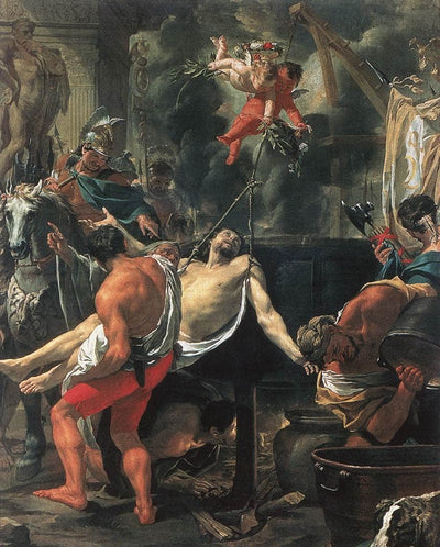 Martyrdom of St John the Evangelist at Porta Latina in home office