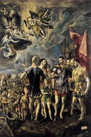 Martyrdom of St. Maurice and His Legions by El Greco — hand-painted cultural oil painting reproduction on canvas