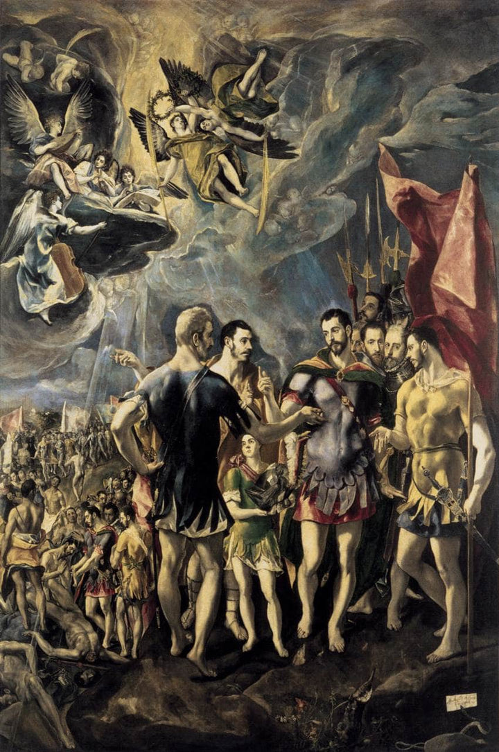 Martyrdom of St. Maurice and His Legions by El Greco — hand-painted cultural oil painting reproduction on canvas