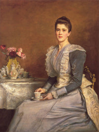 Mary Chamberlain by John Everett Millais — hand-painted portrait oil painting reproduction on canvas