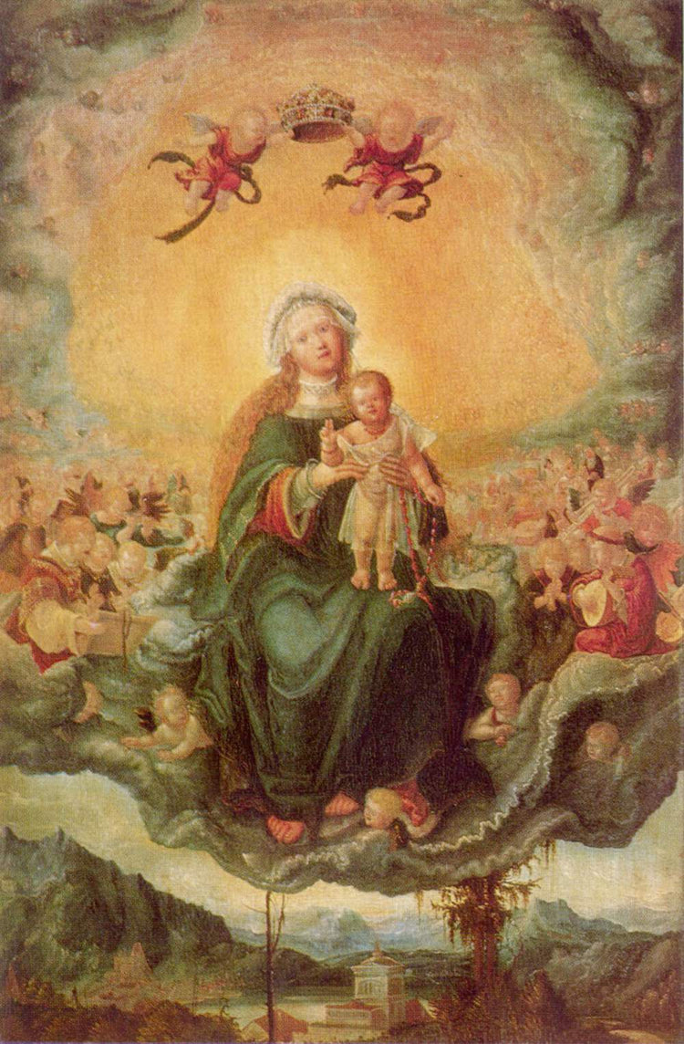 Mary in Glory - Albrecht Altdorfer