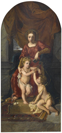 Mary, John and baby Jesus