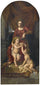 Mary, John and baby Jesus in apartment