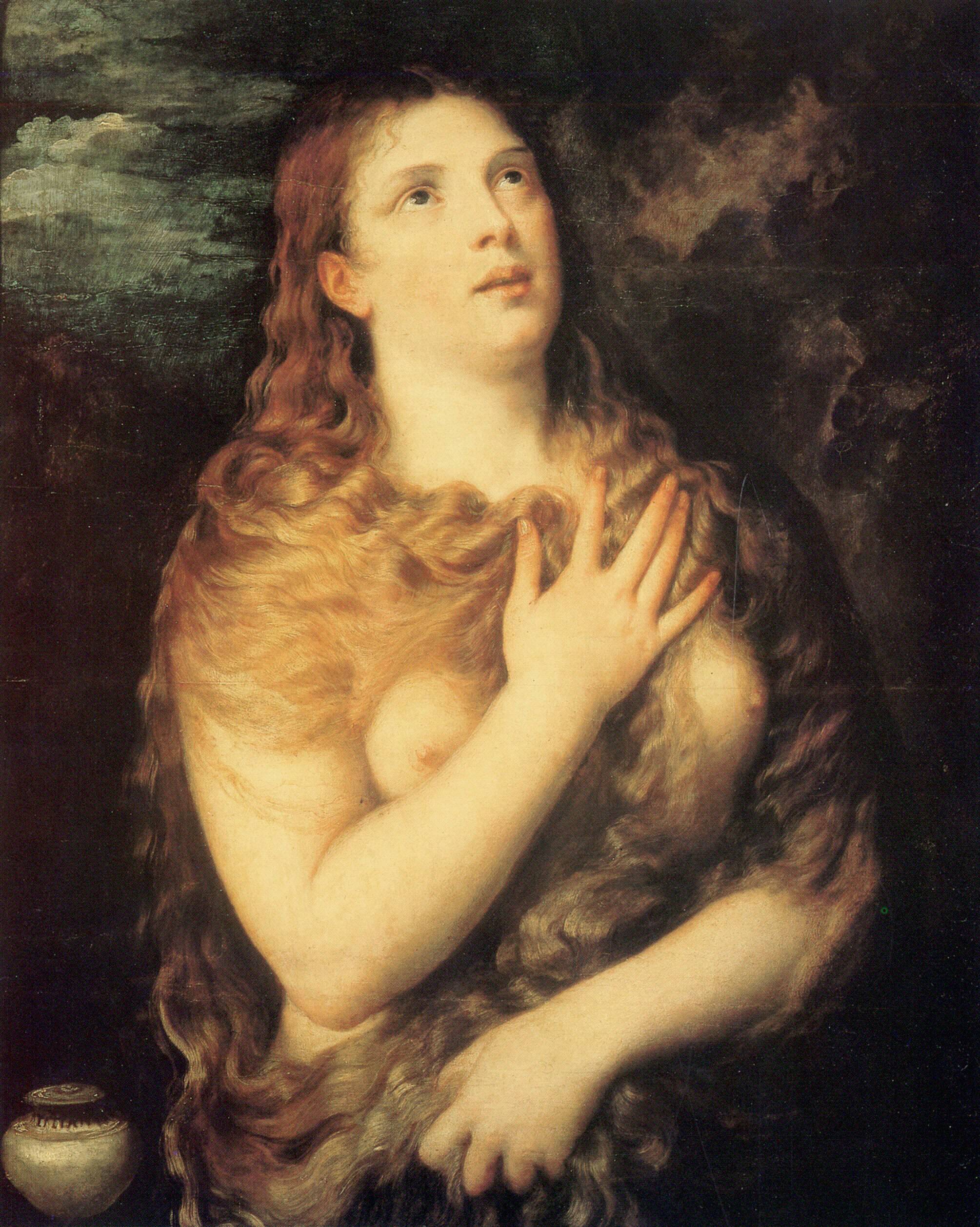 Mary Magdalen Repentant - Titian