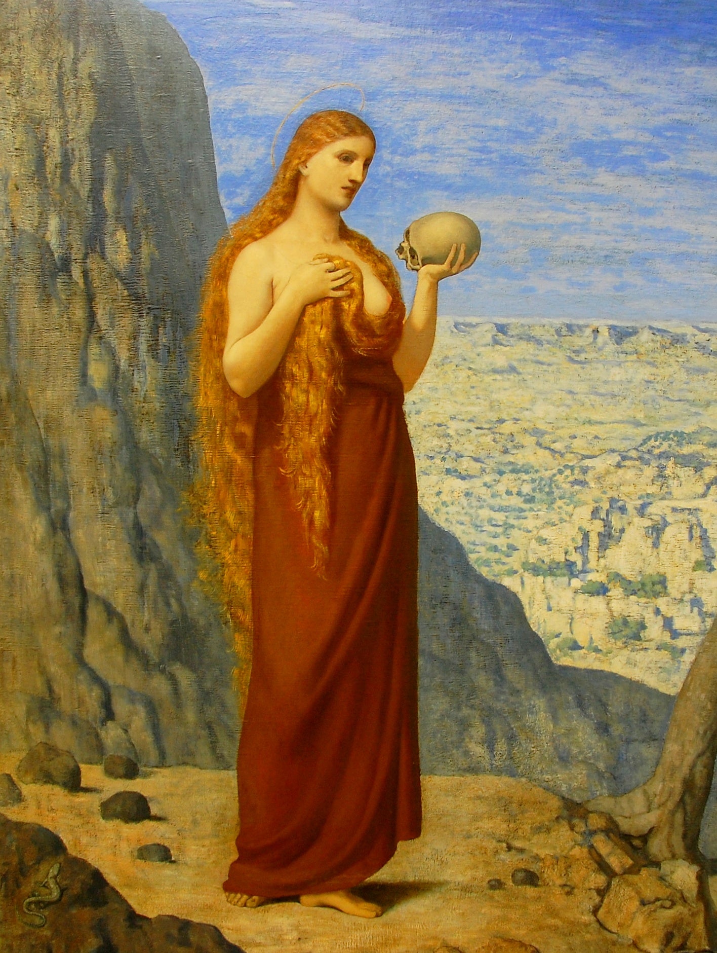 Mary Magdalene in the Desert - Pierre Puvis de Chavannes