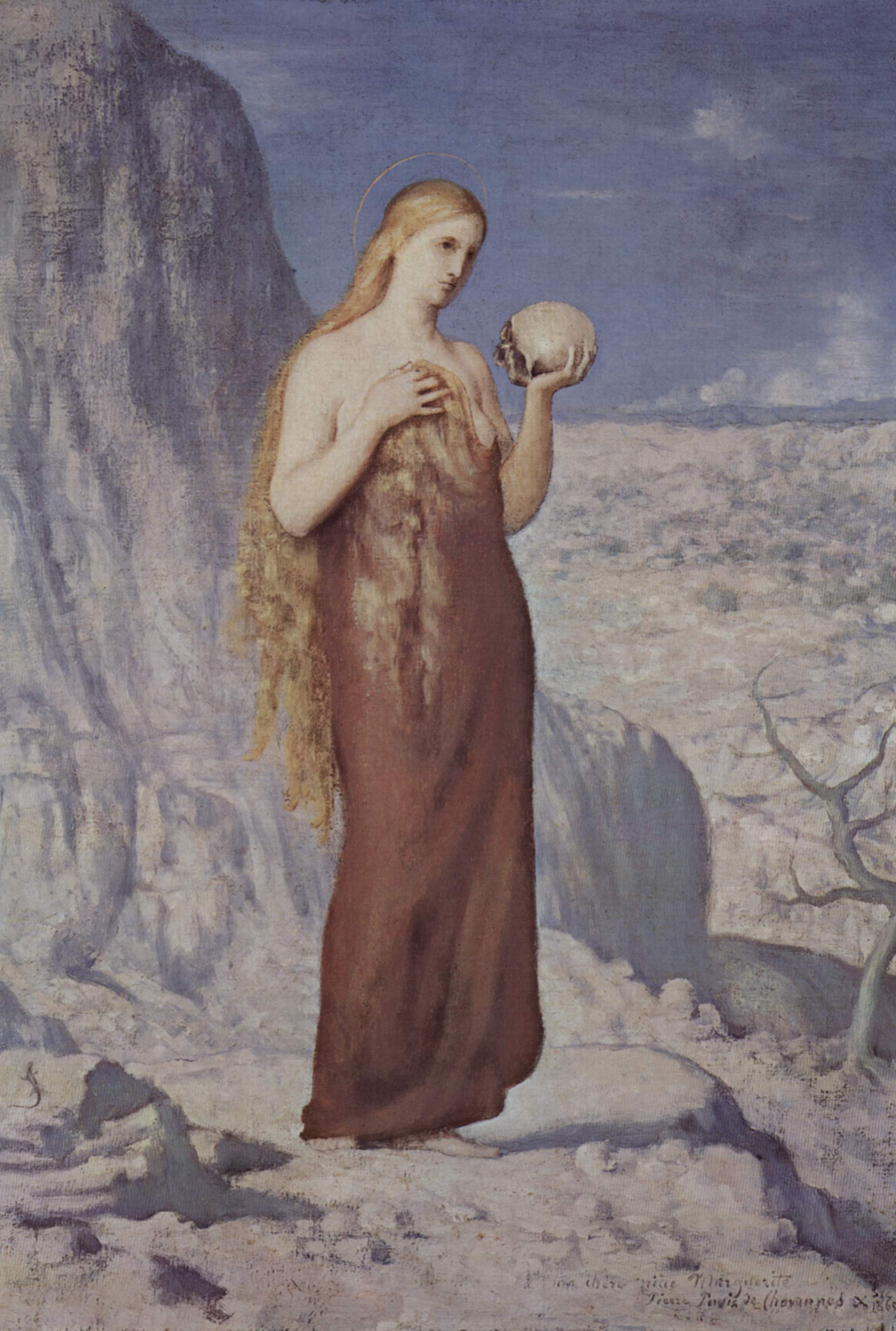 Mary Magdalene in the Desert - Pierre Puvis de Chavannes