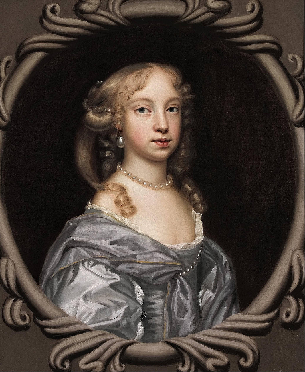 Mary Wither of Andwell by Mary Beale — hand-painted portrait oil painting reproduction on canvas