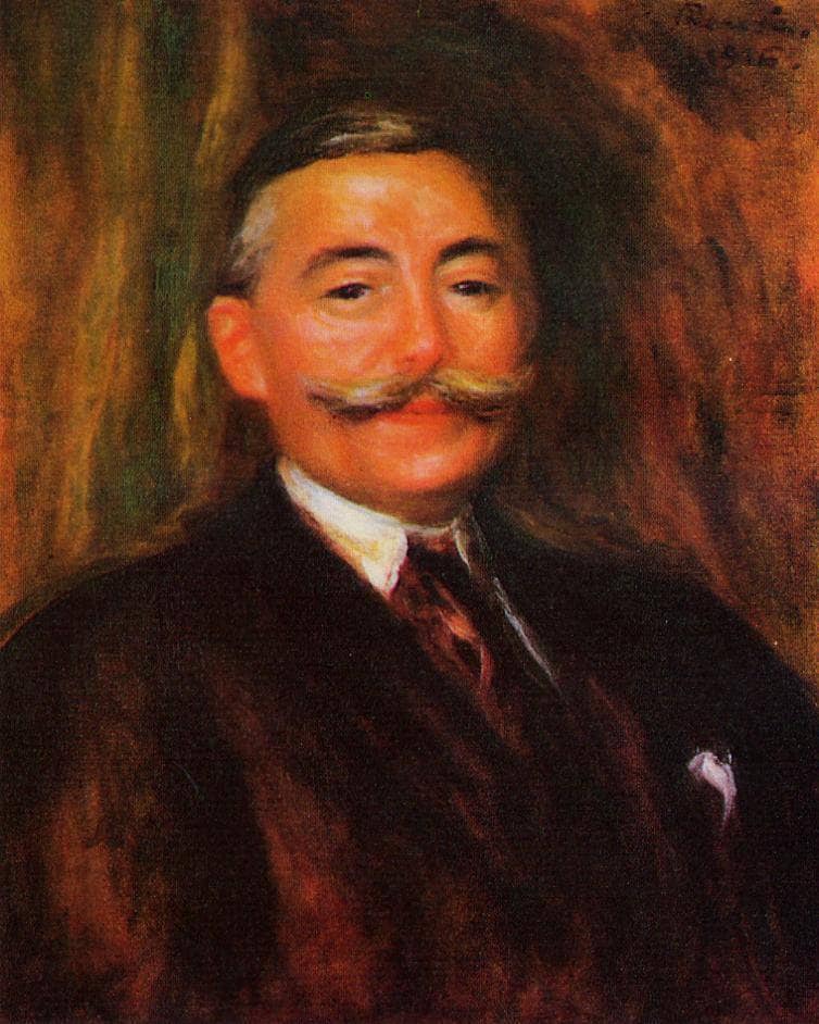 Maurice Gangnat by Pierre-Auguste Renoir — hand-painted portrait oil painting reproduction on canvas