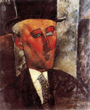 Max Jacob by Amedeo Modigliani — hand-painted portrait oil painting reproduction on canvas