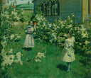 May Flowers by Victor Borisov-Musatov — flower oil painting wall art, Impressionism