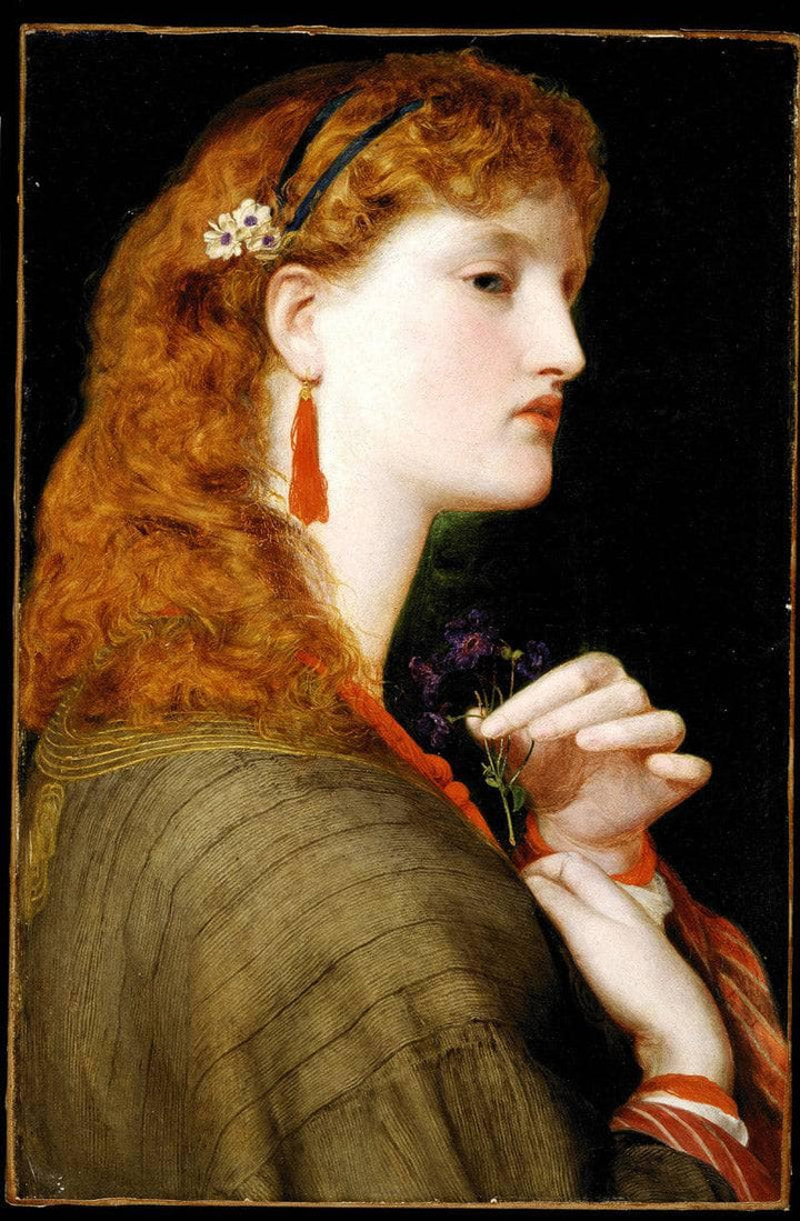May Margaret by Frederick Sandys — hand-painted portrait oil painting reproduction on canvas