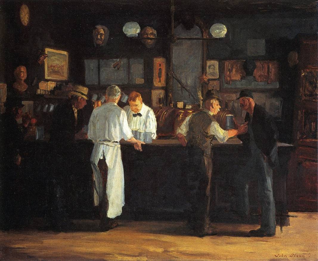 McSorley's Bar - John French Sloan