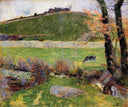 Meadow at the banks of Aven by Paul Gauguin — hand-painted botanical oil painting reproduction on canvas