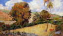 Meadow in Martinique by Paul Gauguin — seascapes oil painting wall art, Post Impressionism