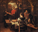 Meal by Jan Steen — group oil painting wall art, Baroque