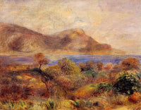 Mediteranean Landscape by Pierre-Auguste Renoir — hand-painted landscape oil painting reproduction on canvas