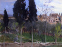 Mediterranean Landscape by John Singer Sargent — hand-painted architectural oil painting reproduction on canvas