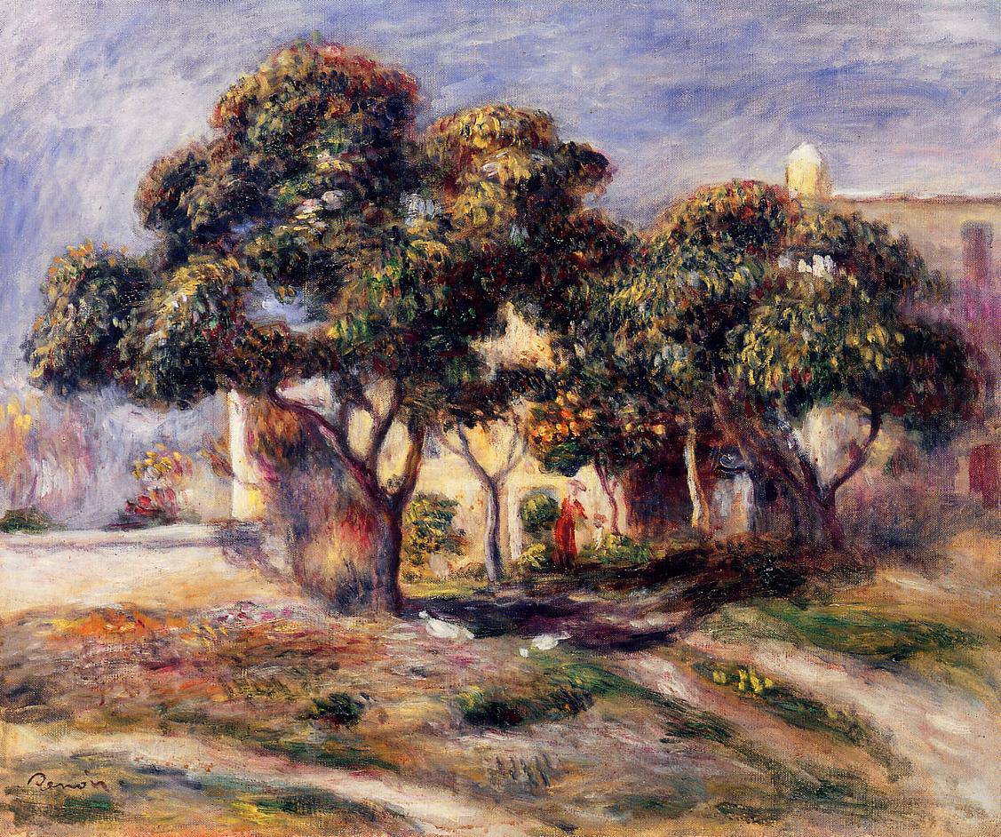 Medlar Trees, Cagnes - Pierre-Auguste Renoir