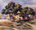 Medlar Trees, Cagnes by Pierre-Auguste Renoir — rural oil painting wall art, Impressionism