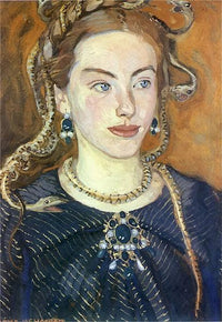 Meduza I by Józef Mehoffer — hand-painted portrait oil painting reproduction on canvas