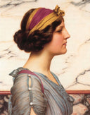 Megilla by John William Godward — male oil painting wall art, Neoclassicism