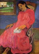 Melancholic by Paul Gauguin — male oil painting wall art