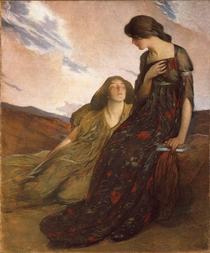 Memories by John White Alexander — hand-painted cultural oil painting reproduction on canvas