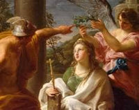 Mercure Couronnant La Philosophie by Pompeo Batoni — hand-painted cultural oil painting reproduction on canvas