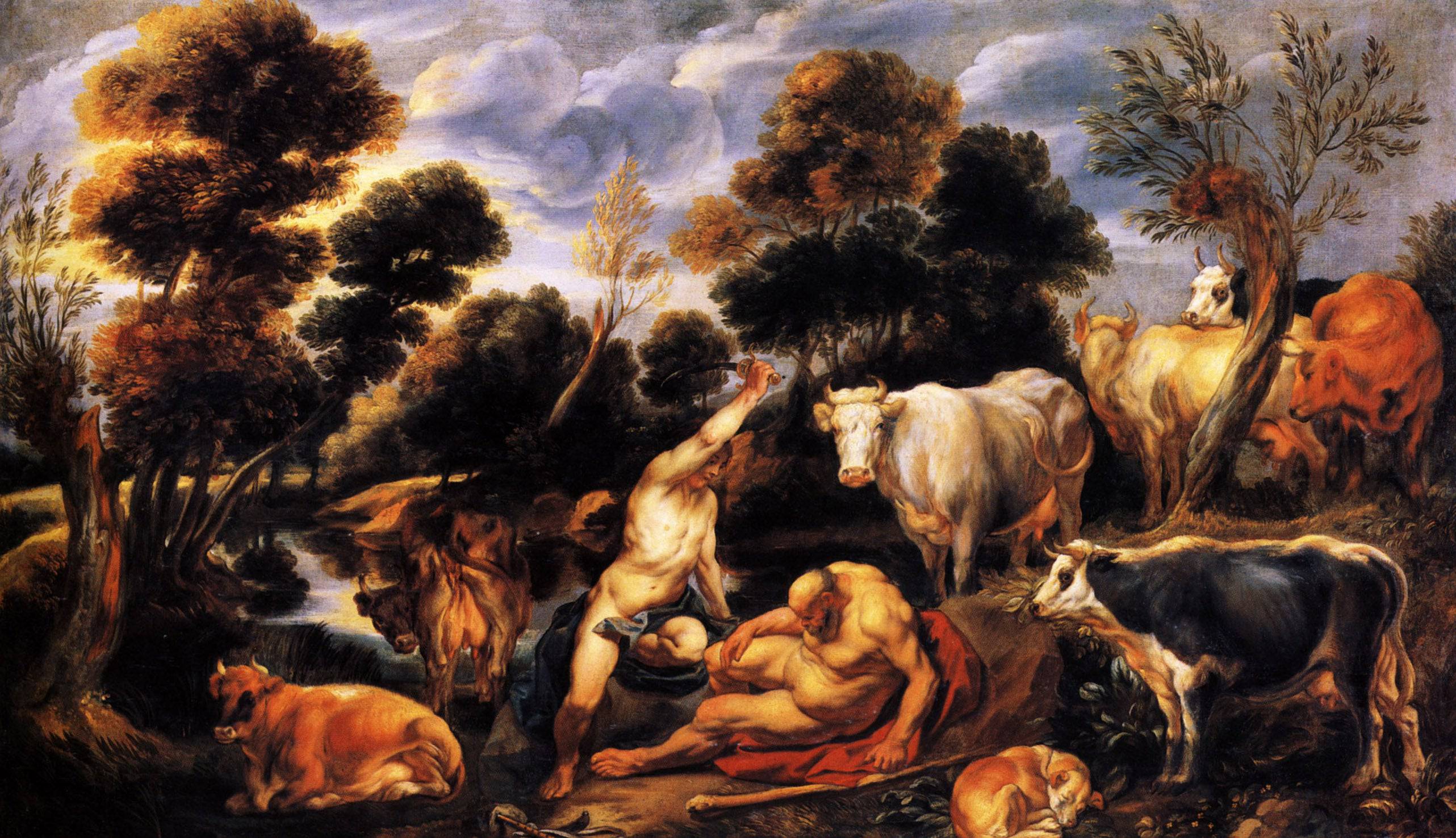 Mercure killing Argos - Jacob Jordaens