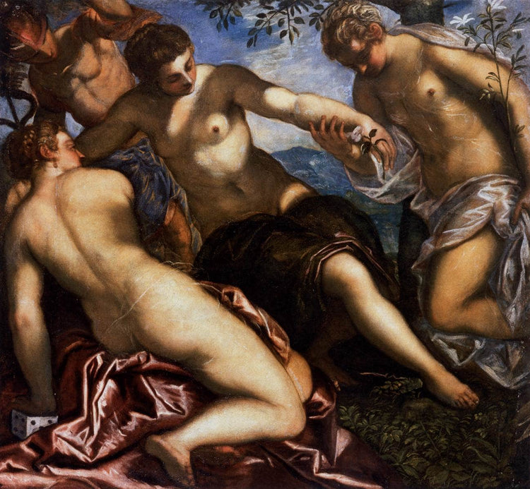 Mercury and the Graces - Tintoretto