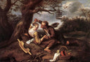 Merry Couple by Jan Steen — landscapes oil painting wall art, Baroque