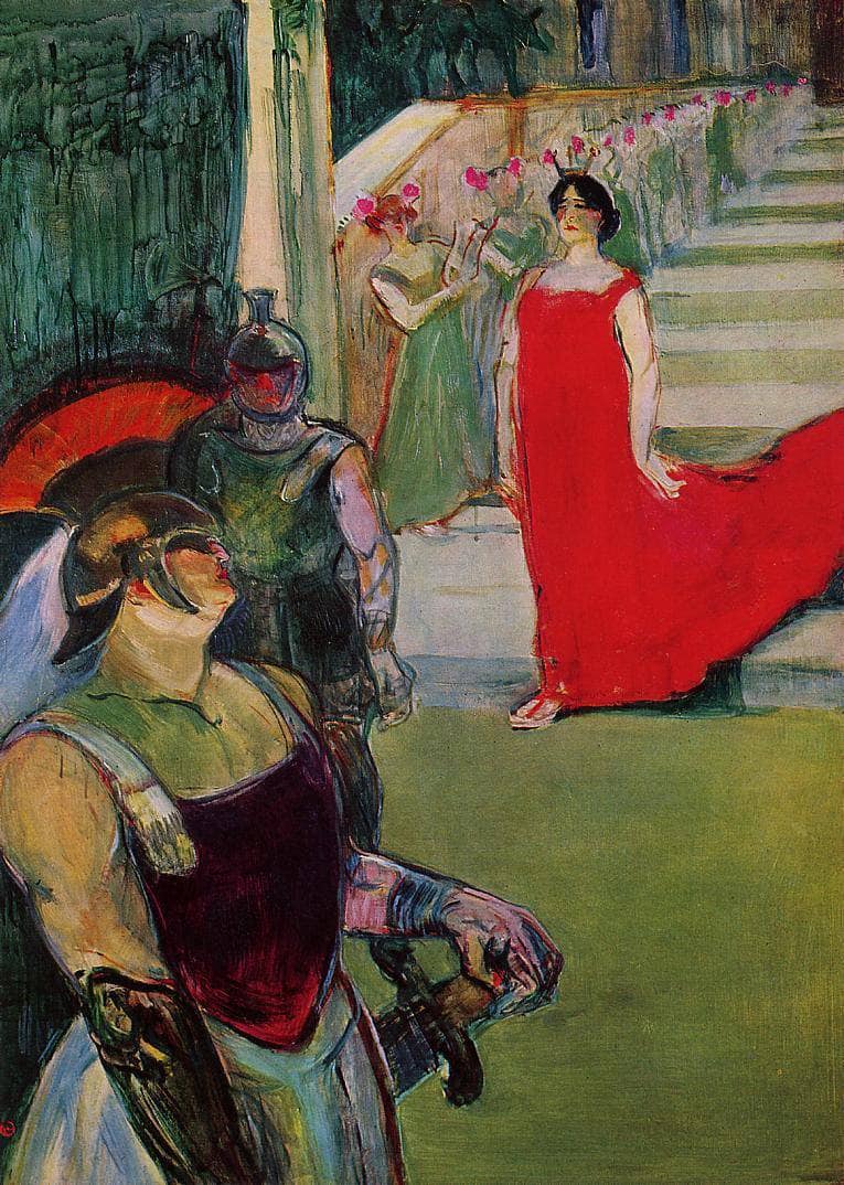 Messaline by Henri de Toulouse-Lautrec — hand-painted cultural oil painting reproduction on canvas
