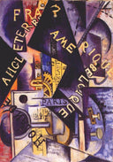 Metronome by Olga Rozanova — hand-painted abstract oil painting reproduction on canvas