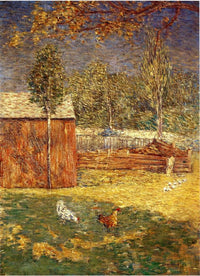 Midday by Julian Alden Weir — hand-painted animal oil painting reproduction on canvas