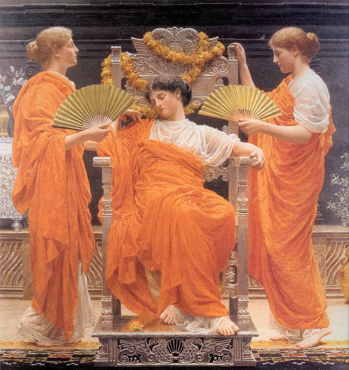 Midsummer by Albert Joseph Moore — hand-painted portrait oil painting reproduction on canvas