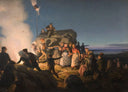Midsummer Eve by Jørgen Sonne — religion oil painting wall art, Romanticism