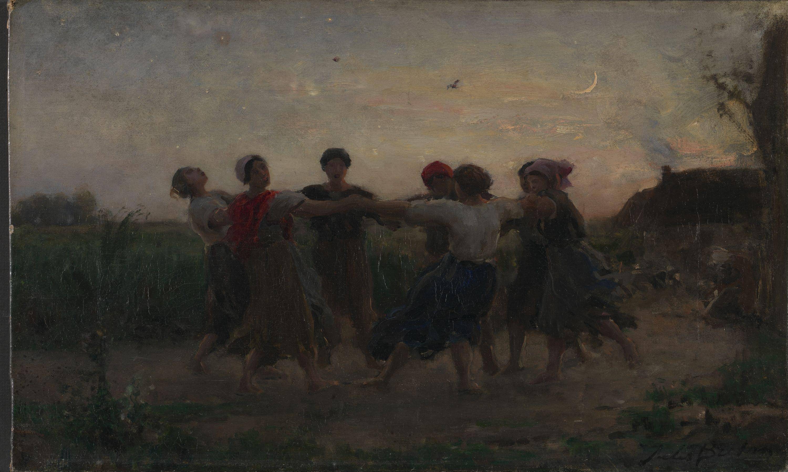 Midsummer Night Dance in Courrières - Jules Breton