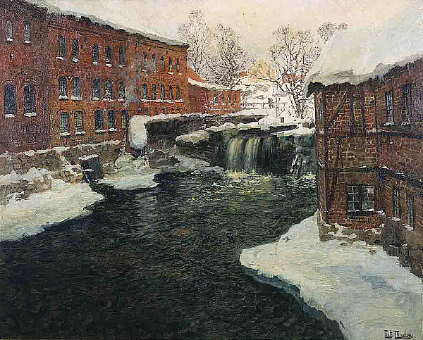 Mill Scene - Frits Thaulow