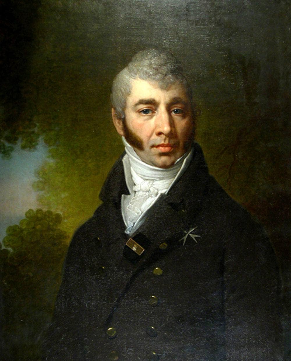 Minas Lazarev Borovikovsky by Vladimir Borovikovsky — hand-painted portrait oil painting reproduction on canvas