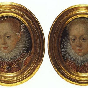 Miniature of Anna Maria Vasa and WÅadysÅaw Vasa
