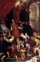 Miracles of St. Ignatius by Peter Paul Rubens — group oil painting wall art, Baroque