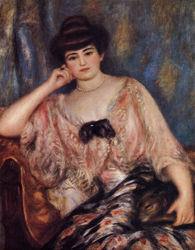 Misia by Pierre-Auguste Renoir — hand-painted portrait oil painting reproduction on canvas