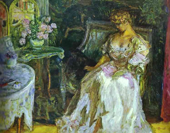 Misia by Pierre Bonnard — hand-painted portrait oil painting reproduction on canvas