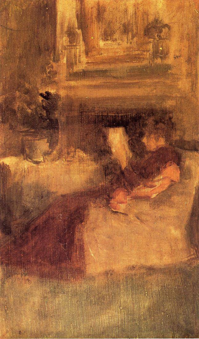 Miss Ethel Philip Reading - James McNeill Whistler