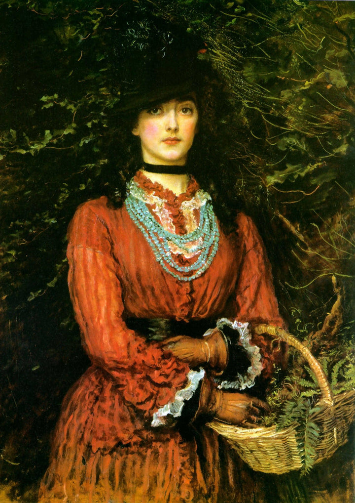 Miss Eveleen Tennant by John Everett Millais — hand-painted portrait oil painting reproduction on canvas