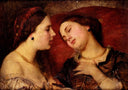 Miss Georgina Treherne by George Frederick Watts — male oil painting wall art, Academicism