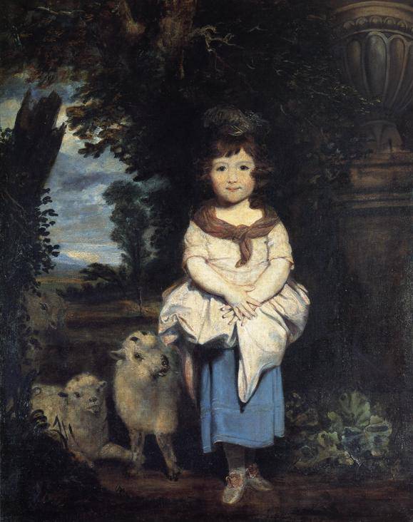 Miss Price by Joshua Reynolds, hand-painted portrait oil painting reproduction on canvas