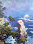 Mist Over Point Lobos by Guy Rose — hand-painted botanical oil painting reproduction on canvas