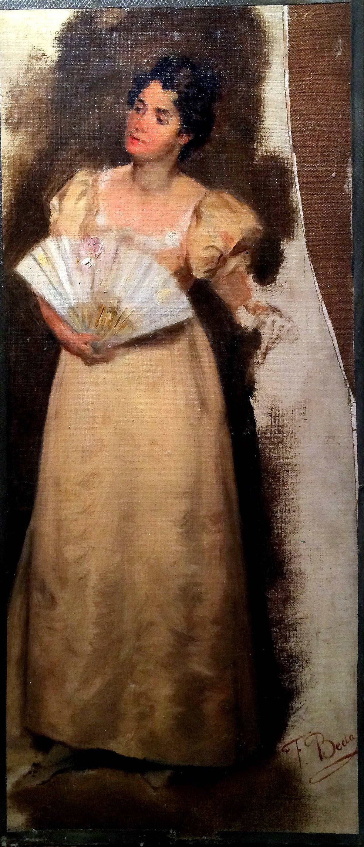 Mistress with a fan